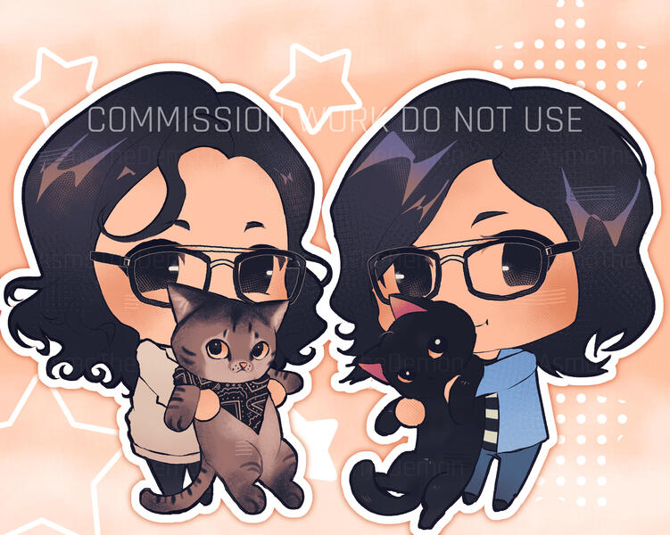 Chibi + Pets [Commision]