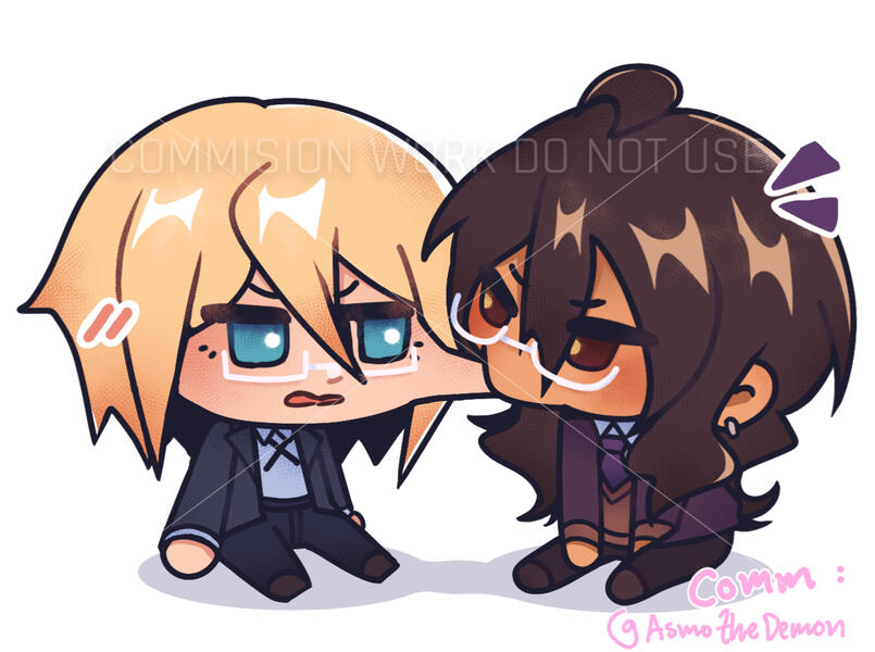 Chibis for @m1kas0ra [COMM]