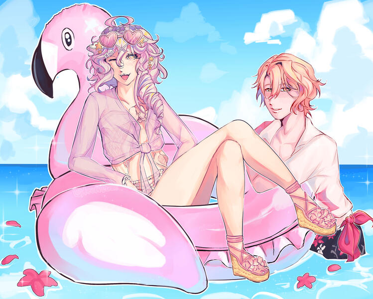 Fic4Art trade with @Asmosbeloved