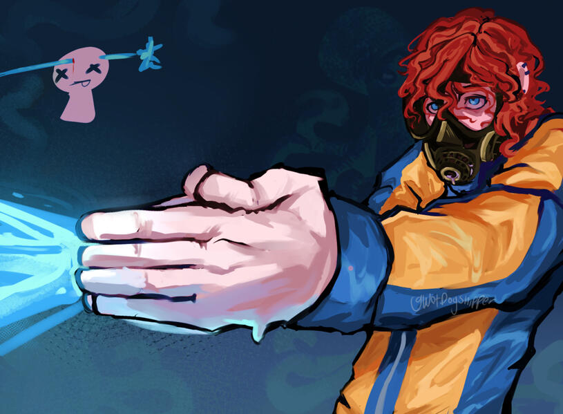 Waterboy redraw as Choso screenshot [FANART]