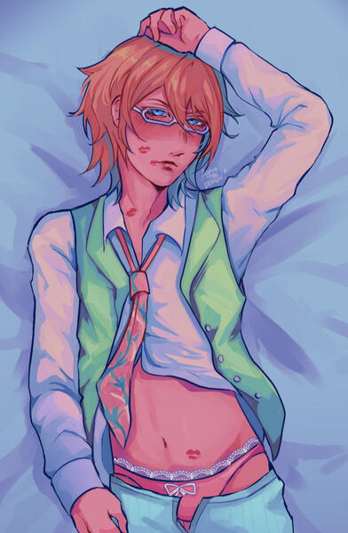Byakuya Togami Easter outfit [FANART]